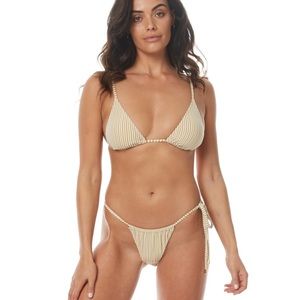 Peony Swim Crepe Sun Pant and String Tri